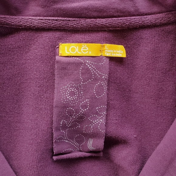 Lolë▪️Collared Zip Up Jacket in Purple - Picture 8 of 8